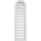 Ekena Millwork Round Top Surface Mount PVC Gable Vent: Functional, w/ 2"W x 2"P Brickmould Sill Frame, 12"W x 40"H GVPRT12X4003SF - alternate 1